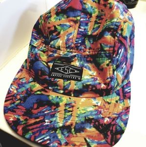 colorful 5 panel hat